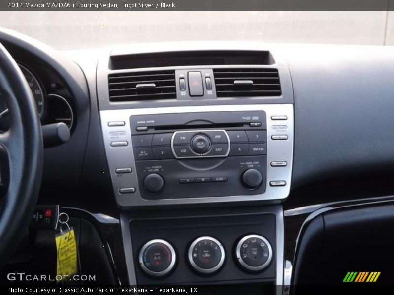 Ingot Silver / Black 2012 Mazda MAZDA6 i Touring Sedan