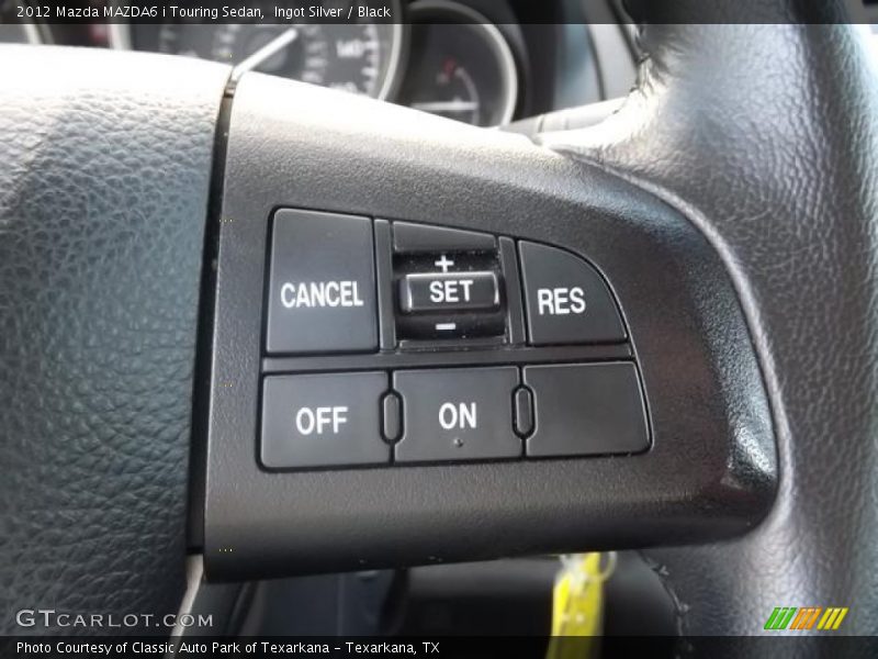 Ingot Silver / Black 2012 Mazda MAZDA6 i Touring Sedan