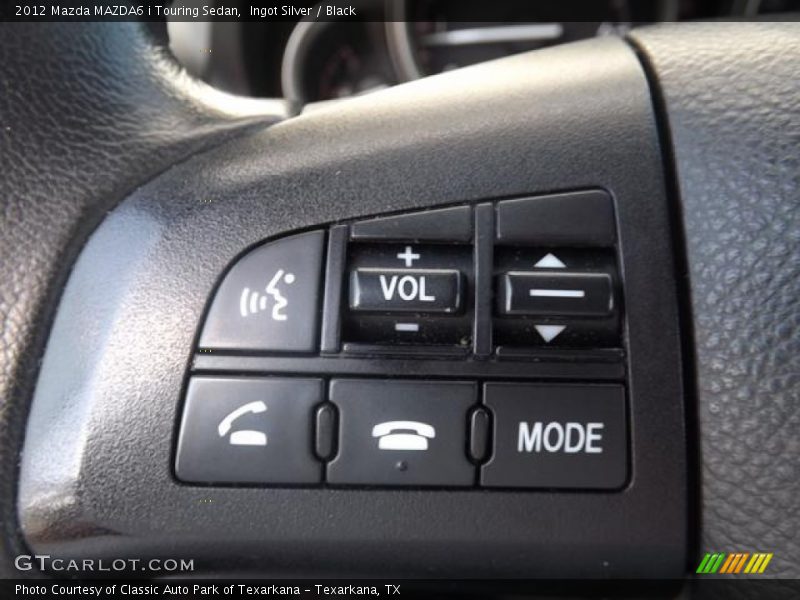 Ingot Silver / Black 2012 Mazda MAZDA6 i Touring Sedan