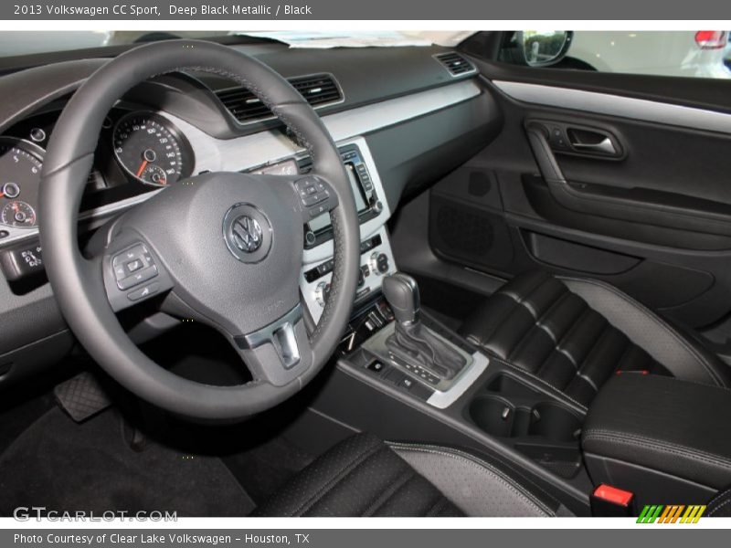 Deep Black Metallic / Black 2013 Volkswagen CC Sport