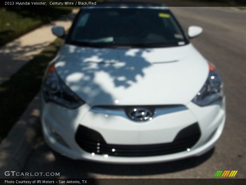 Century White / Black/Red 2013 Hyundai Veloster