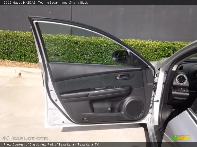 Ingot Silver / Black 2012 Mazda MAZDA6 i Touring Sedan