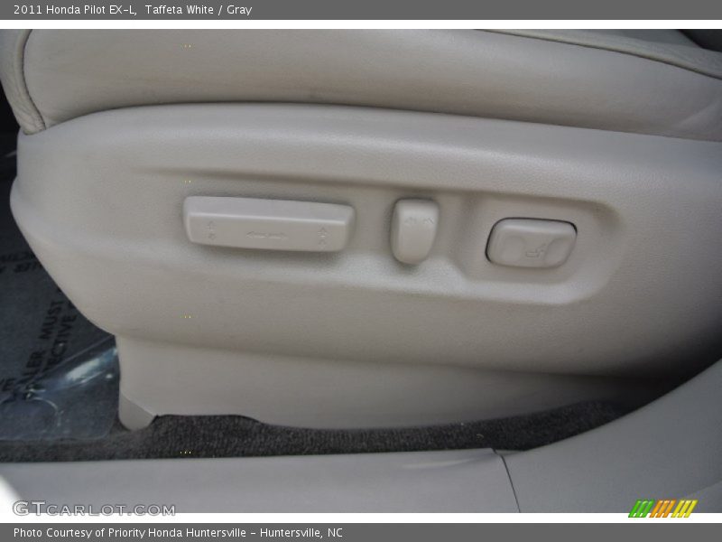 Taffeta White / Gray 2011 Honda Pilot EX-L