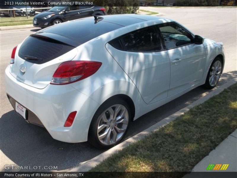 Century White / Black/Red 2013 Hyundai Veloster