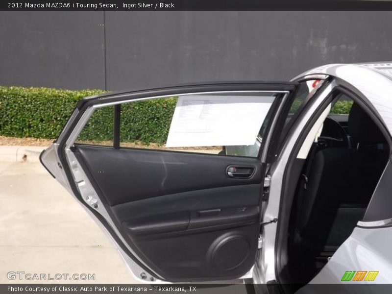 Ingot Silver / Black 2012 Mazda MAZDA6 i Touring Sedan