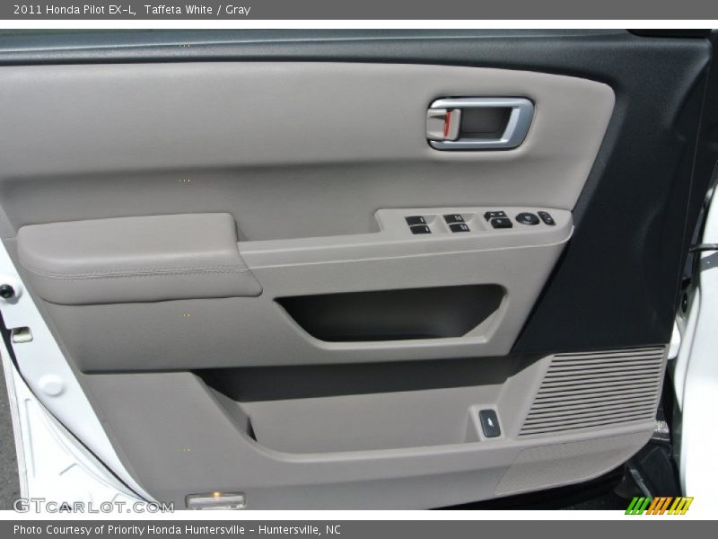 Taffeta White / Gray 2011 Honda Pilot EX-L