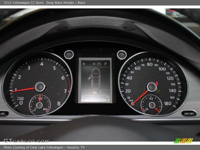 Deep Black Metallic / Black 2013 Volkswagen CC Sport