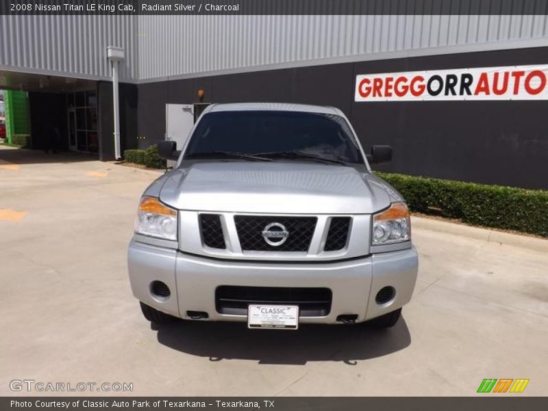 Radiant Silver / Charcoal 2008 Nissan Titan LE King Cab