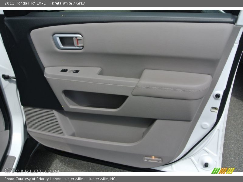 Taffeta White / Gray 2011 Honda Pilot EX-L