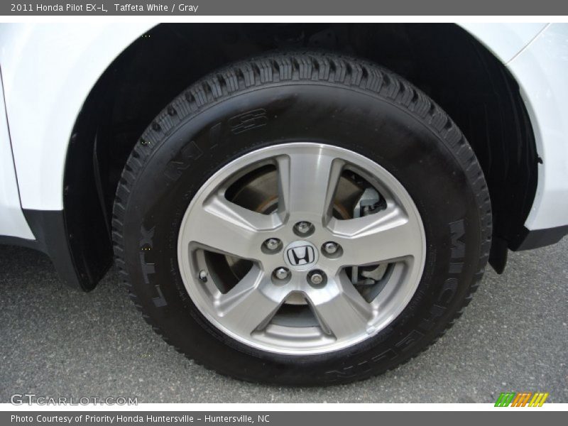 Taffeta White / Gray 2011 Honda Pilot EX-L