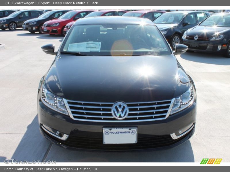 Deep Black Metallic / Black 2013 Volkswagen CC Sport