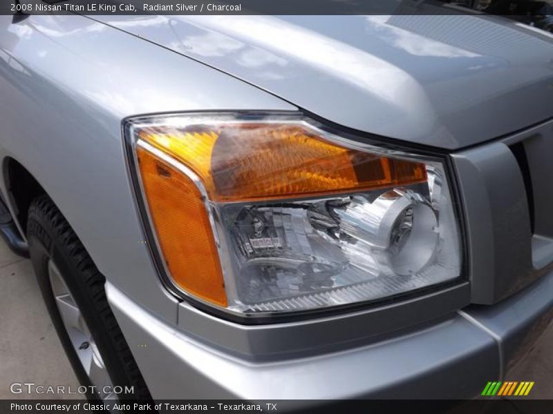 Radiant Silver / Charcoal 2008 Nissan Titan LE King Cab