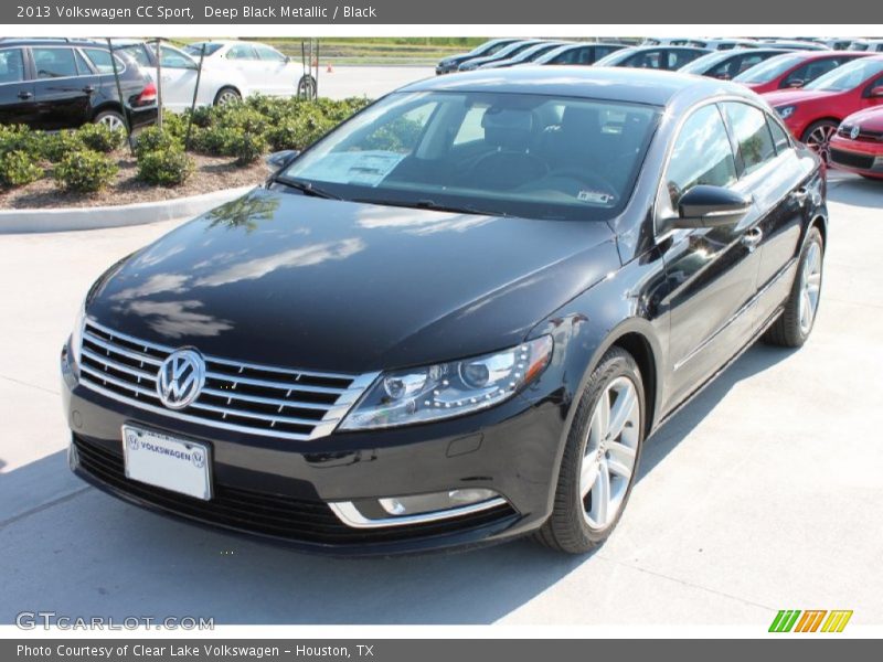 Deep Black Metallic / Black 2013 Volkswagen CC Sport