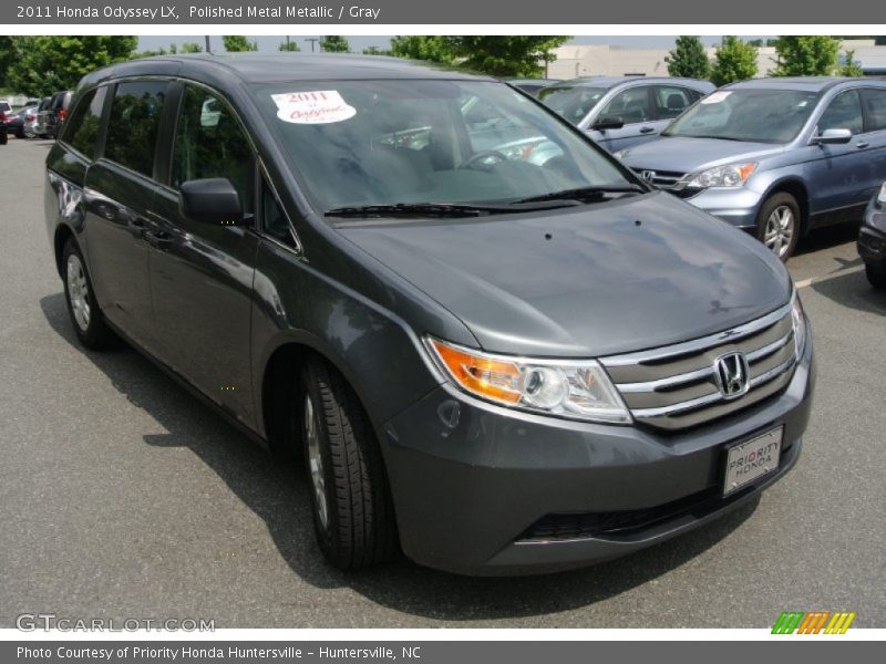 Polished Metal Metallic / Gray 2011 Honda Odyssey LX