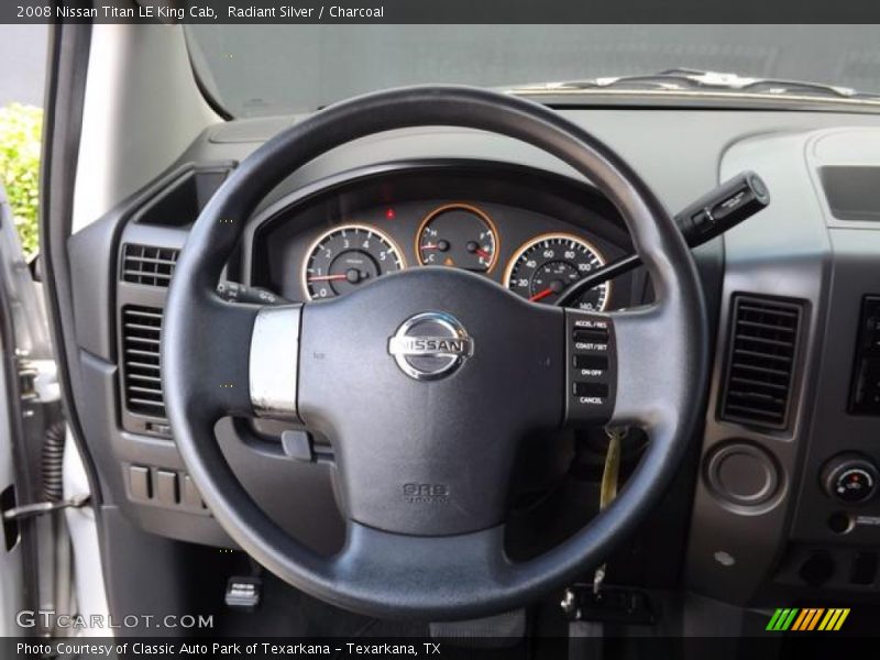Radiant Silver / Charcoal 2008 Nissan Titan LE King Cab