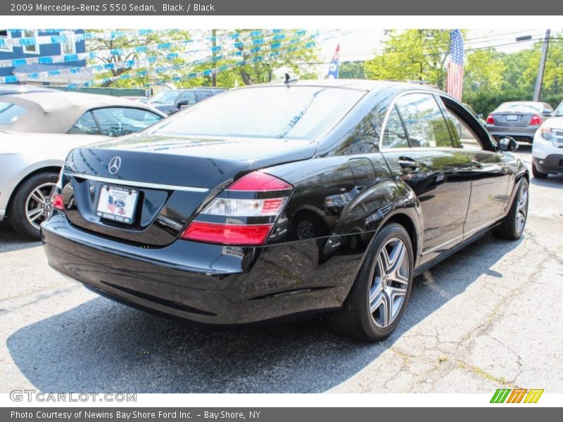 Black / Black 2009 Mercedes-Benz S 550 Sedan