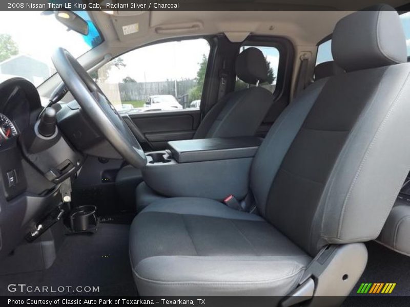 Radiant Silver / Charcoal 2008 Nissan Titan LE King Cab