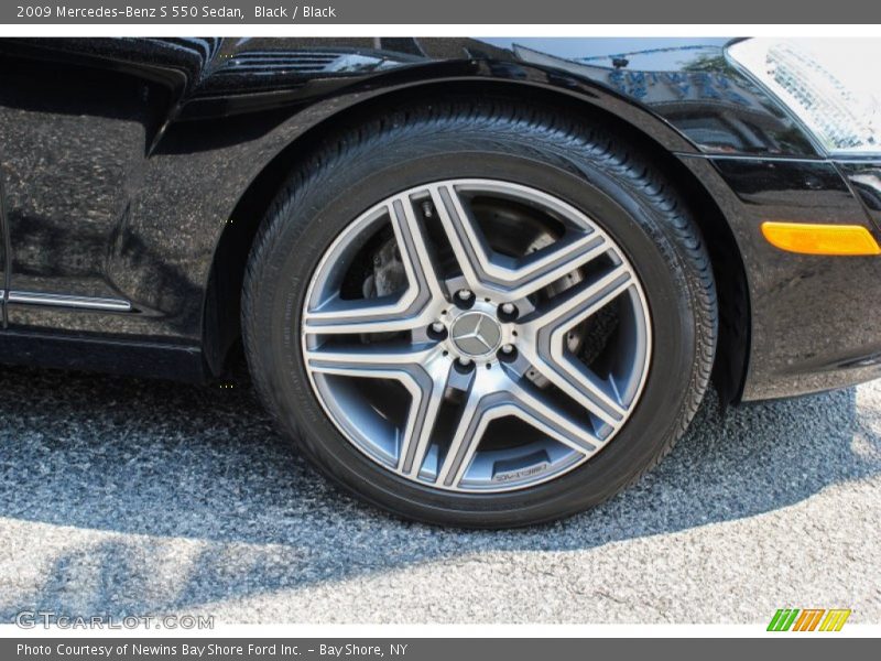 Black / Black 2009 Mercedes-Benz S 550 Sedan