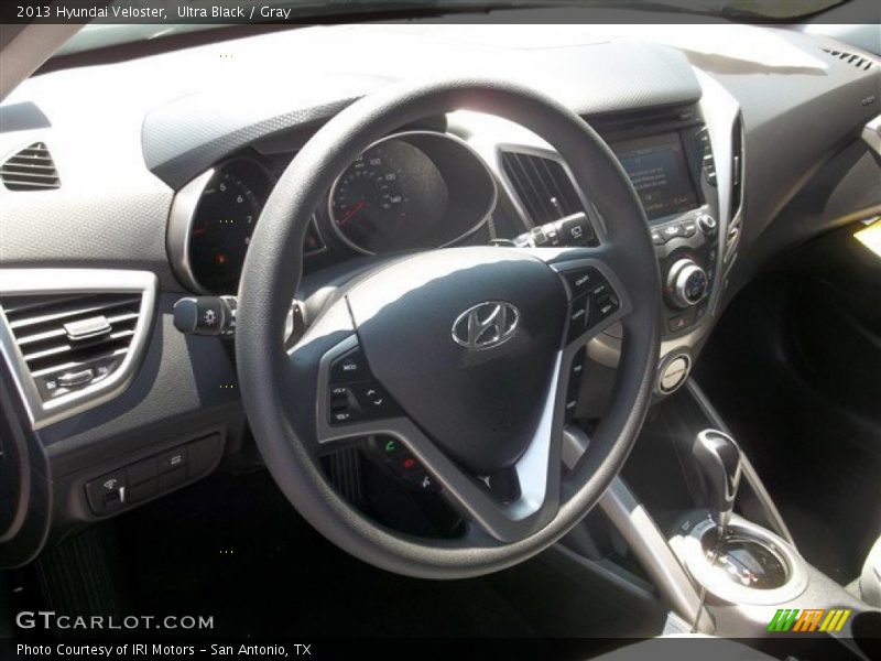 Ultra Black / Gray 2013 Hyundai Veloster
