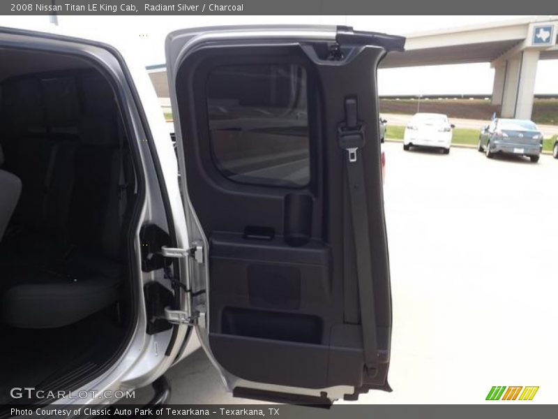 Radiant Silver / Charcoal 2008 Nissan Titan LE King Cab