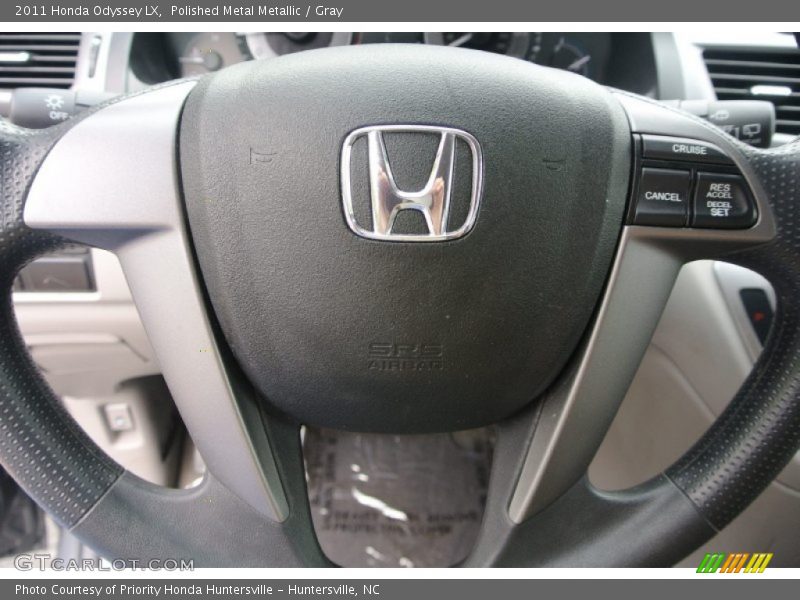 Polished Metal Metallic / Gray 2011 Honda Odyssey LX