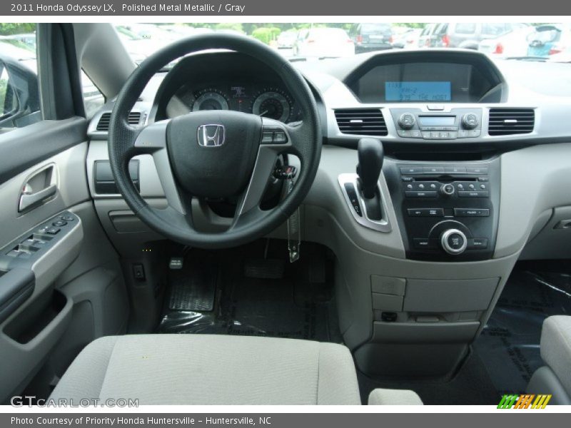 Polished Metal Metallic / Gray 2011 Honda Odyssey LX