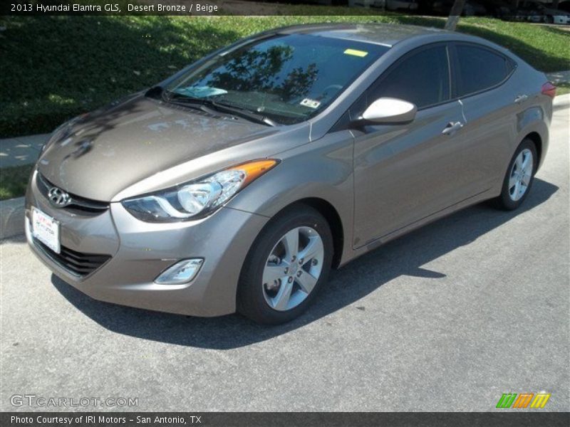 Desert Bronze / Beige 2013 Hyundai Elantra GLS