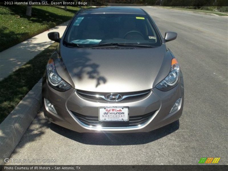 Desert Bronze / Beige 2013 Hyundai Elantra GLS