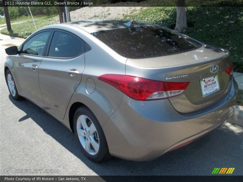 Desert Bronze / Beige 2013 Hyundai Elantra GLS