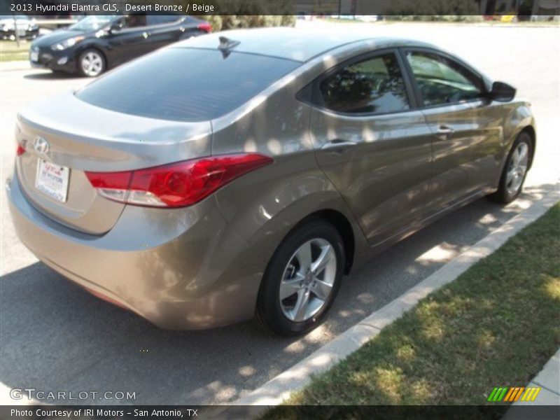 Desert Bronze / Beige 2013 Hyundai Elantra GLS
