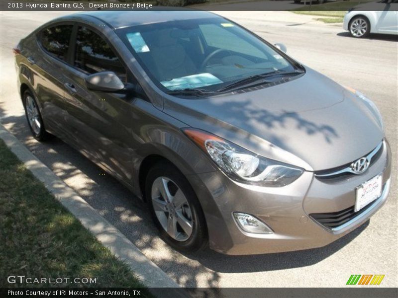 Desert Bronze / Beige 2013 Hyundai Elantra GLS