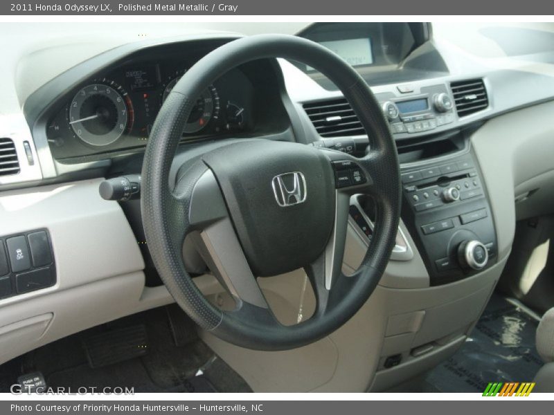 Polished Metal Metallic / Gray 2011 Honda Odyssey LX