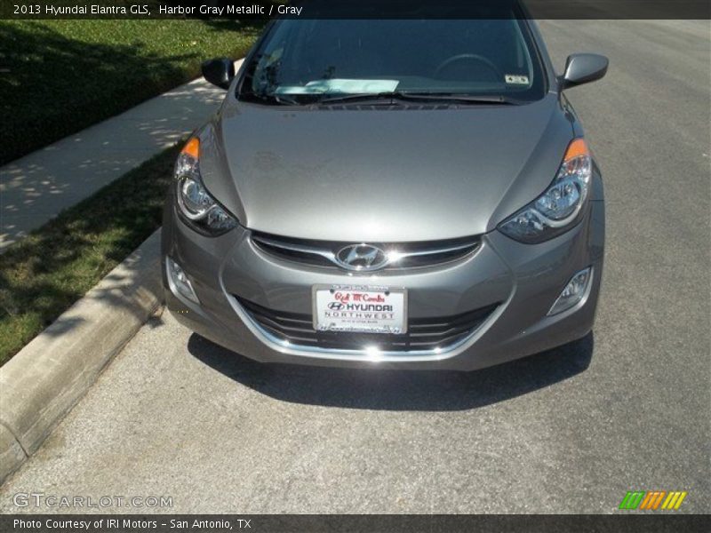 Harbor Gray Metallic / Gray 2013 Hyundai Elantra GLS