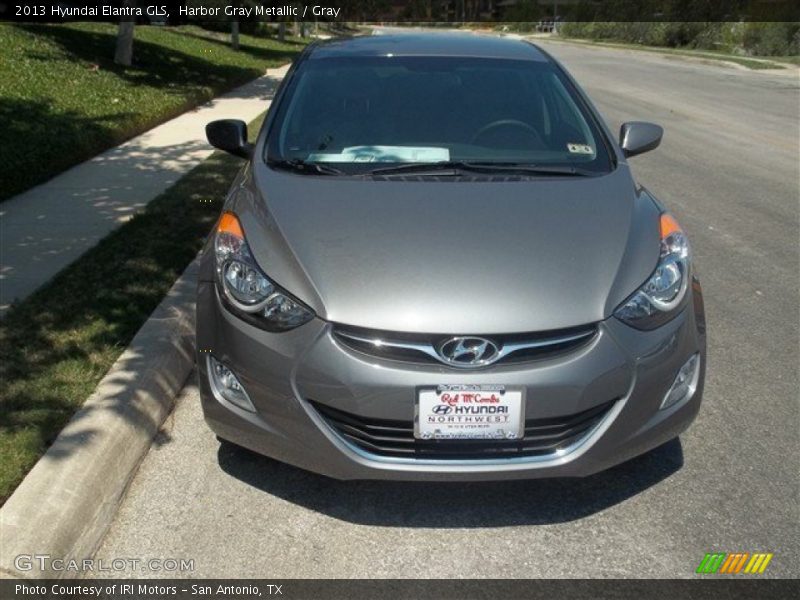 Harbor Gray Metallic / Gray 2013 Hyundai Elantra GLS