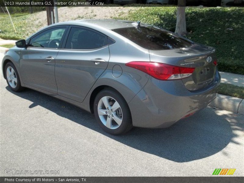 Harbor Gray Metallic / Gray 2013 Hyundai Elantra GLS