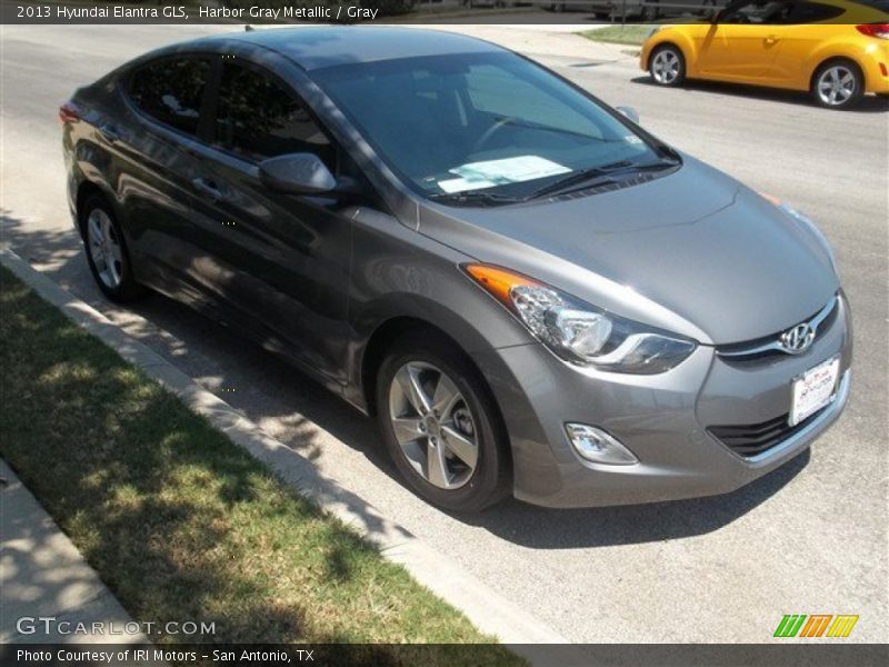 Harbor Gray Metallic / Gray 2013 Hyundai Elantra GLS