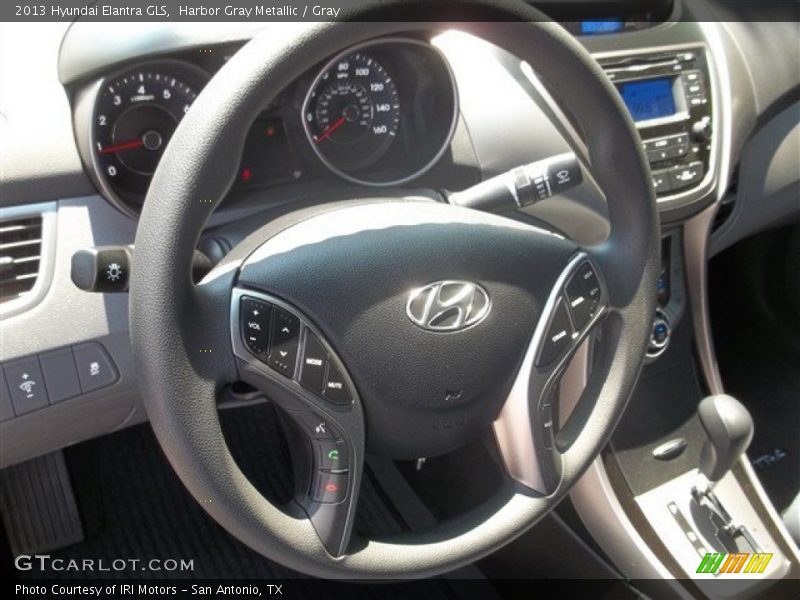 Harbor Gray Metallic / Gray 2013 Hyundai Elantra GLS