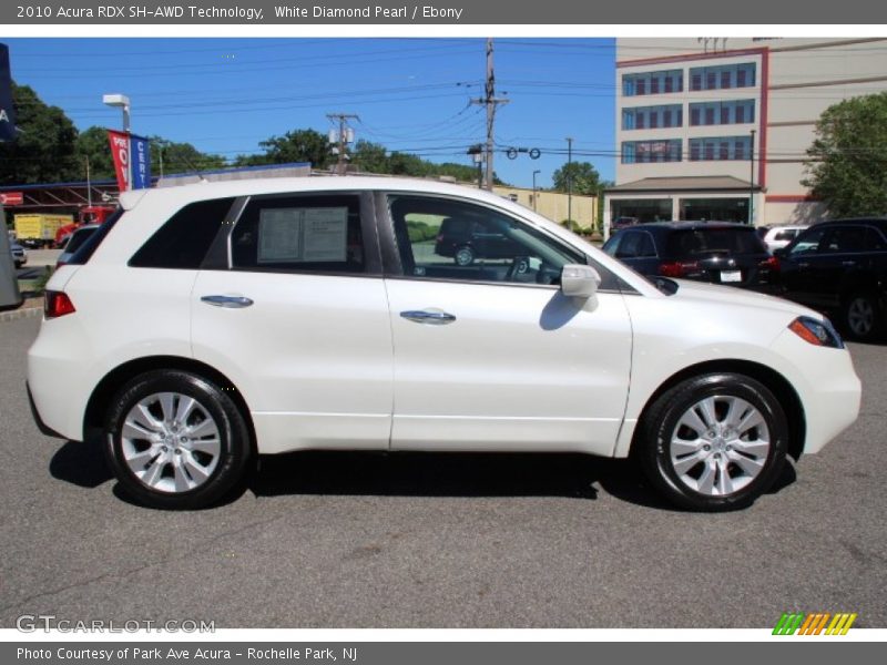 White Diamond Pearl / Ebony 2010 Acura RDX SH-AWD Technology