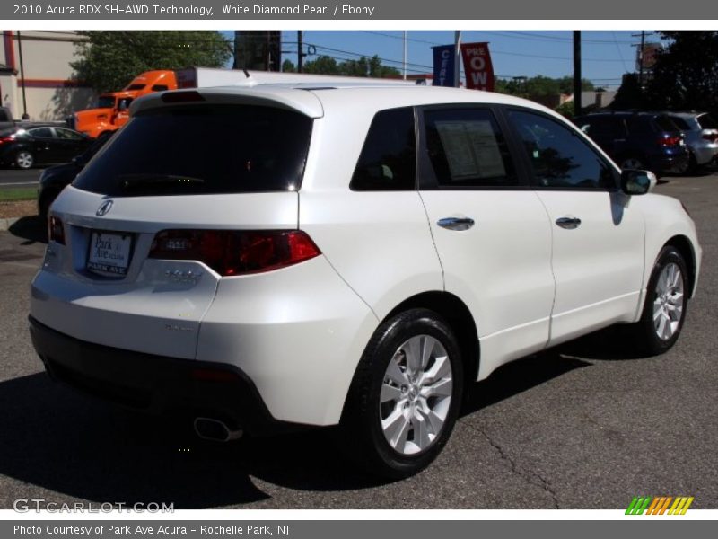 White Diamond Pearl / Ebony 2010 Acura RDX SH-AWD Technology