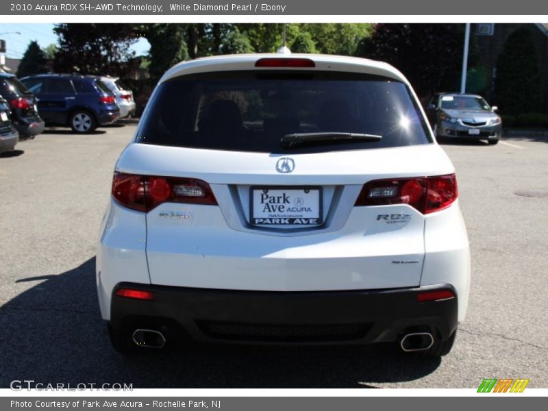 White Diamond Pearl / Ebony 2010 Acura RDX SH-AWD Technology