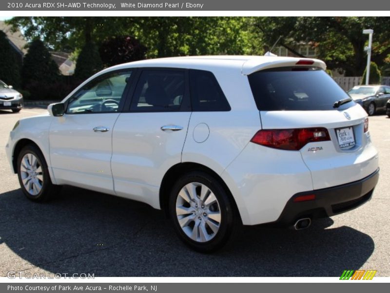 White Diamond Pearl / Ebony 2010 Acura RDX SH-AWD Technology