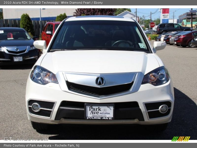 White Diamond Pearl / Ebony 2010 Acura RDX SH-AWD Technology