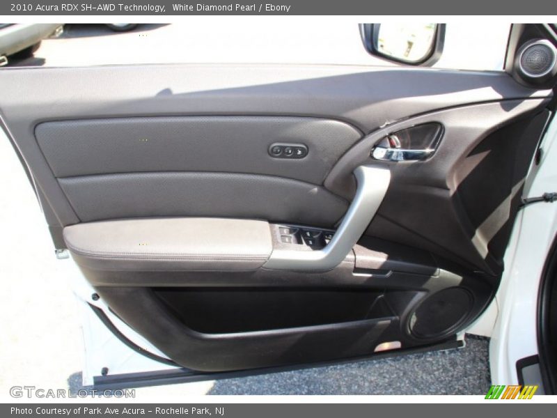 White Diamond Pearl / Ebony 2010 Acura RDX SH-AWD Technology