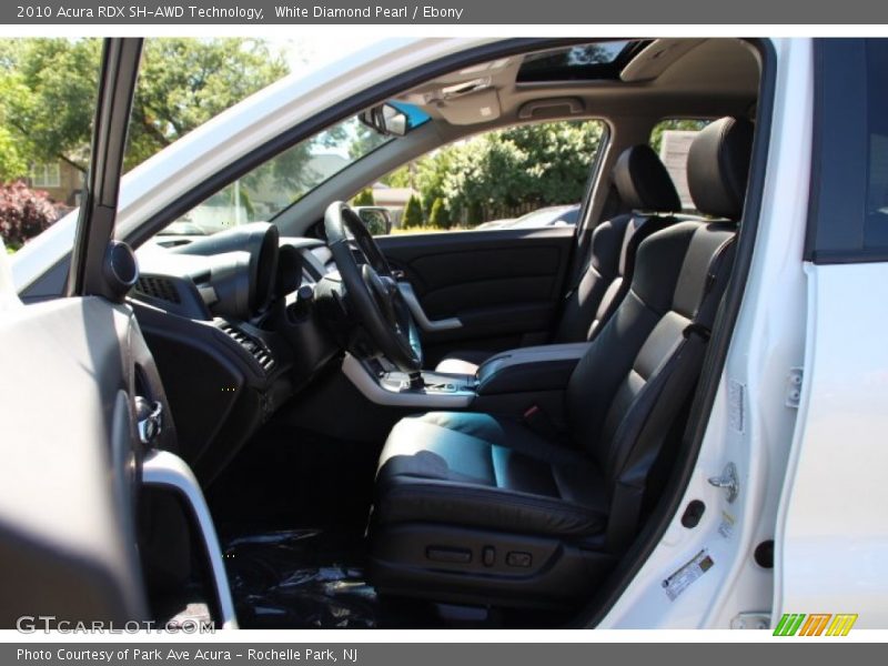 White Diamond Pearl / Ebony 2010 Acura RDX SH-AWD Technology