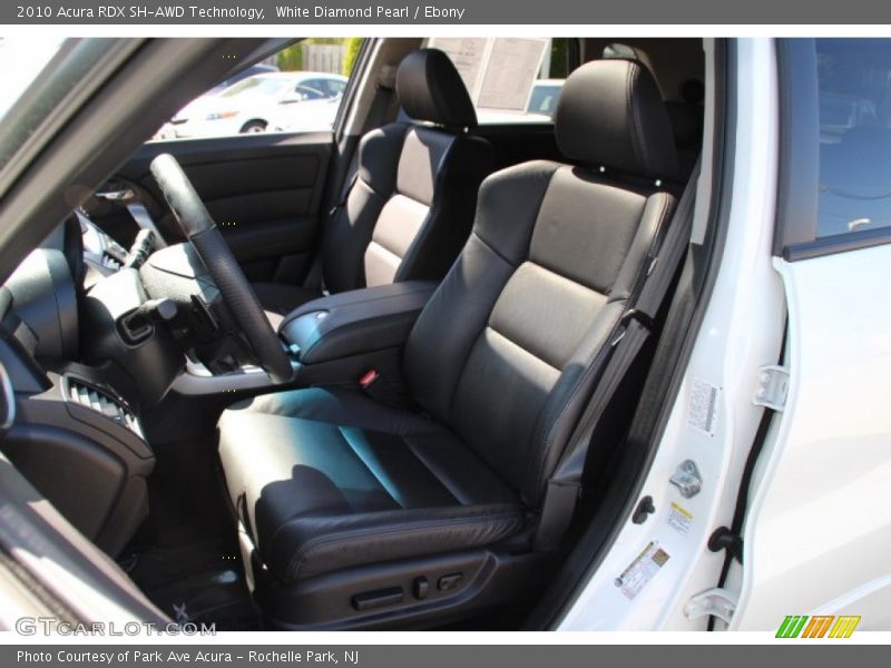 White Diamond Pearl / Ebony 2010 Acura RDX SH-AWD Technology