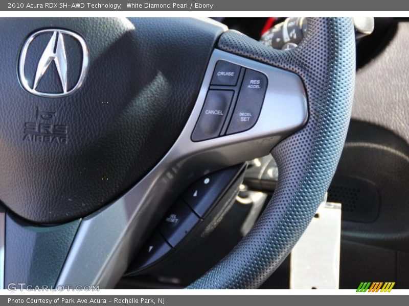 White Diamond Pearl / Ebony 2010 Acura RDX SH-AWD Technology