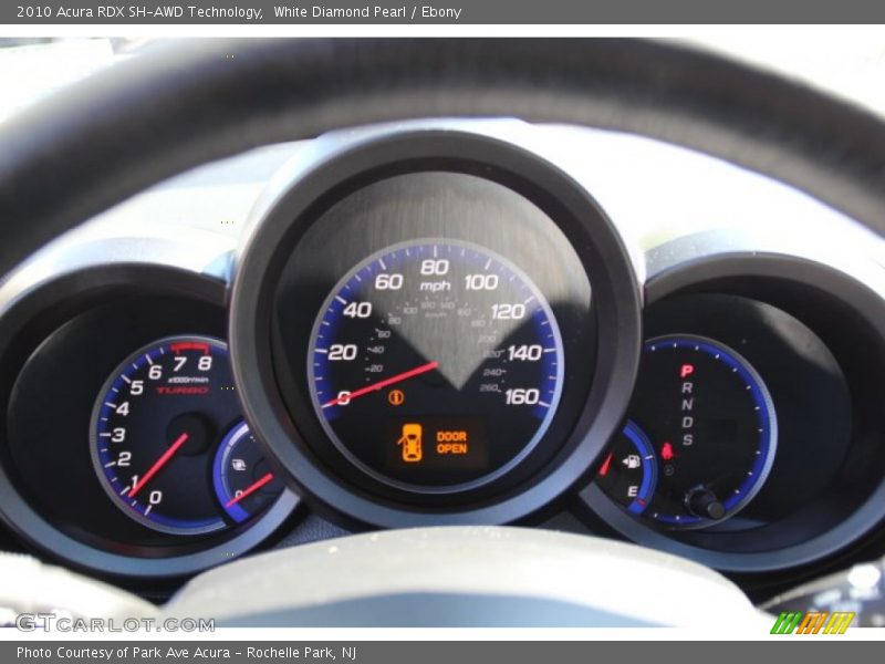 White Diamond Pearl / Ebony 2010 Acura RDX SH-AWD Technology