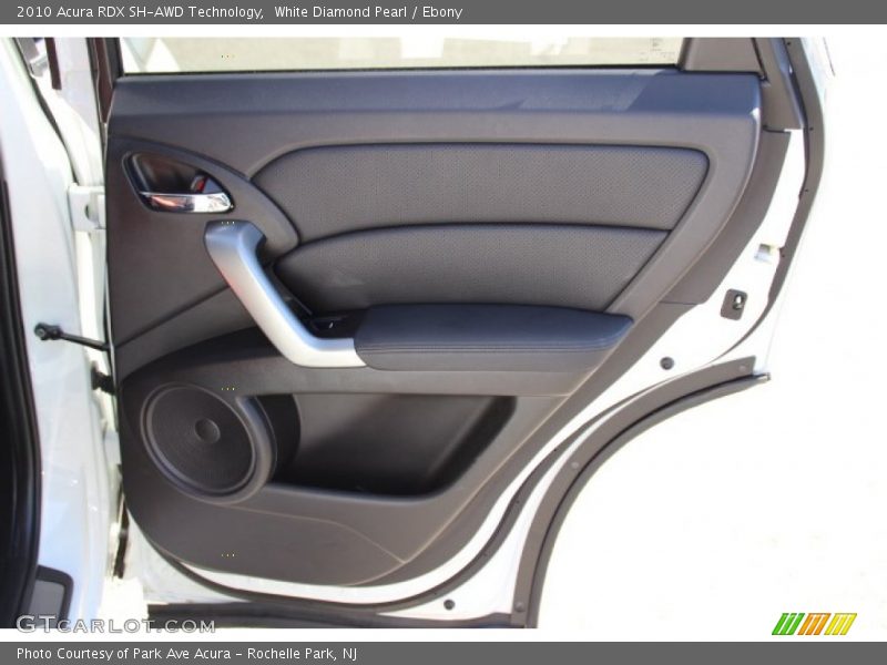 White Diamond Pearl / Ebony 2010 Acura RDX SH-AWD Technology