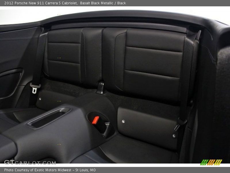 Rear Seat of 2012 New 911 Carrera S Cabriolet