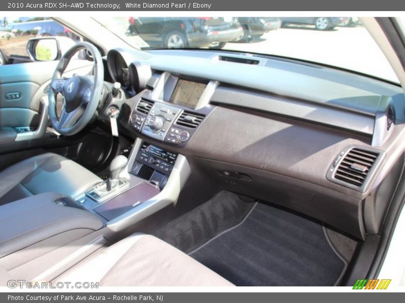 White Diamond Pearl / Ebony 2010 Acura RDX SH-AWD Technology